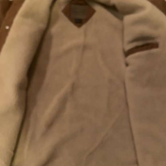 High Noon Sherpa Lined Brown Men’s Chore Work Jacket Coat Size 2XL TL (NWOT) - Picture 7 of 12